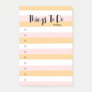 Eenvoudige kleurrijke om te doen lijst post-it® notes
