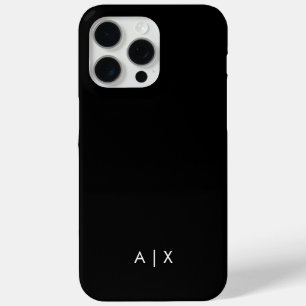 Eenvoudige koppelnaam gemerkt iPhone 15 pro max hoesje