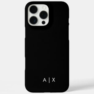 Eenvoudige koppelnaam gemerkt iPhone 16 pro max hoesje
