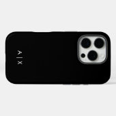 Eenvoudige koppelnaam gemerkt Case-Mate iPhone case (Achterkant (horizontaal))