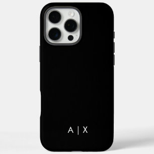 Eenvoudige koppelnaam gemerkt iPhone 16 pro max hoesje