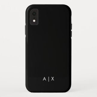 Eenvoudige koppelnaam gemerkt iPhone XR hoesje
