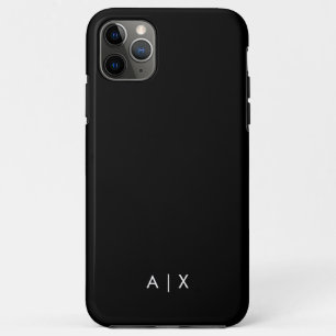 Eenvoudige koppelnaam gemerkt iPhone 11 pro max hoesje