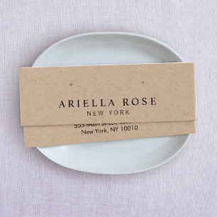 Eenvoudige Kraft Stud die juwelen-kaart verdient Mini Visitekaartjes