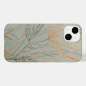 Eenvoudige krijt elegante kunst Case-Mate iPhone case (Achterkant (horizontaal))