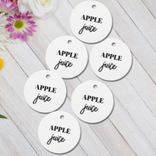 Eenvoudige Labels flesjes