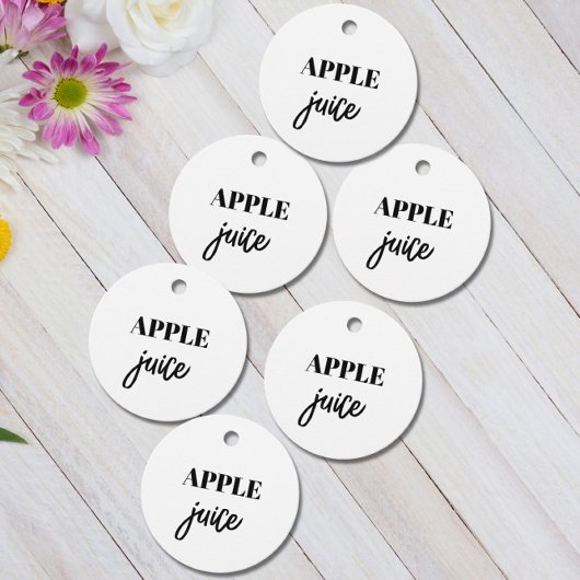 Eenvoudige Labels flesjes