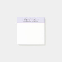 Eenvoudige lavendel en minimale Gold Personal Stat