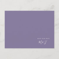 Eenvoudige Lavendel Trouw Save the Date