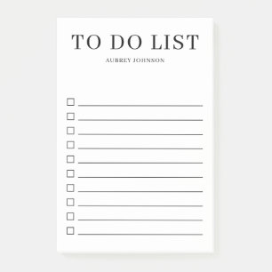 Eenvoudige legant om lijst te doen post-it® notes