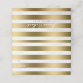 Eenvoudige legante Gold Stripes (Buitenkant ongevouwen)