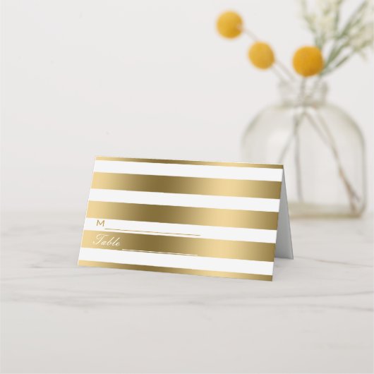 Eenvoudige legante Gold Stripes (Voorkant)