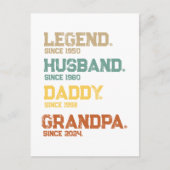 Eenvoudige Legende Echtgenoot Daddy Opa Custom Feestdagenkaart (Voorkant)