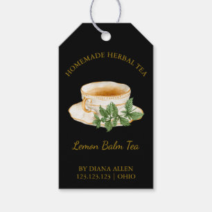 Eenvoudige Lemon Balm Tea Hang Label Cadeaulabel