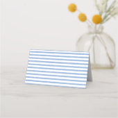Eenvoudige Lemon Tree Blue White Stripes Baby show (Achterkant)