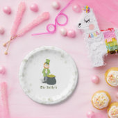 Eenvoudige Leprechaun St. Patrick's Day Whimsical Papieren Bordje (Feest)
