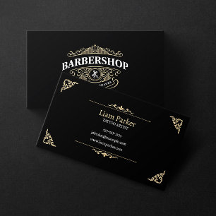 Eenvoudige Lichte Tan  BarberShop Haarstylist Visitekaartje