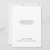 Eenvoudige Liefde en Bedankt Hart Foto Navy (Achterkant)