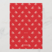 eenvoudige LIEFDE | FAUX GOLD foto LIJST Feestdagenkaart (Achterkant)