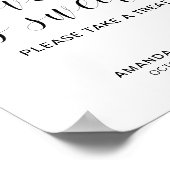 Eenvoudige liefde is een heerlijk minimumhart poster (Hoek)