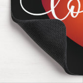 Eenvoudige Liefdescalligrafie Valentijn | Onderleg Muismat (Hoek)