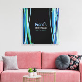 EENVOUDIGE LIJNEN Bat Bar Mitzvah Inloggen Board Canvas Afdruk (Insitu (Woonkamer))