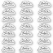 Eenvoudige Lip Gloss Packaging Logo-Sticker Sticker (Voorkant)