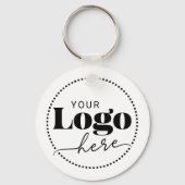 Eenvoudige Logo branded promotionele zaken Sleutelhanger (Voorkant)
