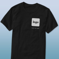 Eenvoudige Logo Crest met Text Business T-Shirt
