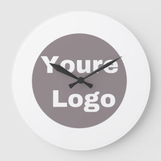 Eenvoudige logo en tekst Zakelijk personaliseren Grote Klok