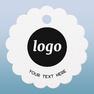 Eenvoudige Logo en Tekst Zakelijke Prijs Labels