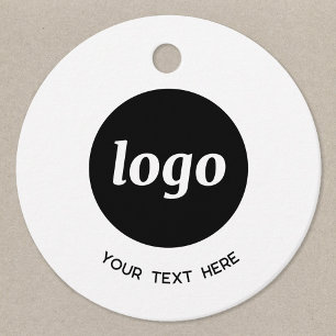 Eenvoudige Logo en Tekst Zakelijke Prijskaartjes Bedankjes Labels