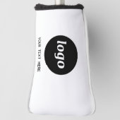 Eenvoudige Logo- en teksthandel Golfheadcover (Draai 90)