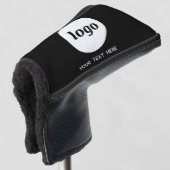Eenvoudige Logo- en teksthandel Golfheadcover (3/4 voorkant)