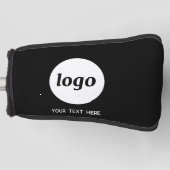 Eenvoudige Logo- en teksthandel Golfheadcover (Voorkant)