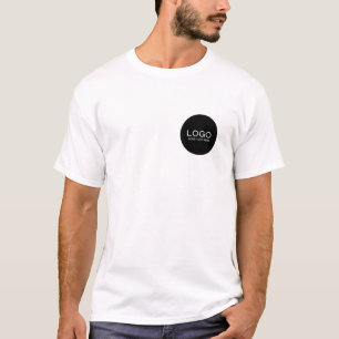 Eenvoudige Logo- en teksthandel T-shirt