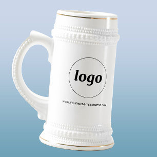 Eenvoudige Logo- en tekstpromotie Bierpul