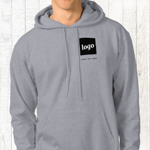 Eenvoudige Logo- en tekstpromotie Hoodie