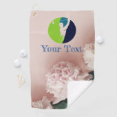 Eenvoudige logo golfhanddoeken golfhanddoek (Insitu)