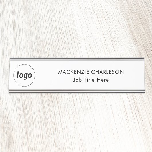 Eenvoudige Logo met aangepaste tekst Business Prof Bureau Naambordje