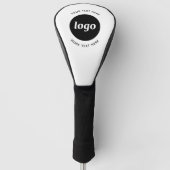 Eenvoudige Logo met SMS Business Promotion Golfheadcover (Voorkant)