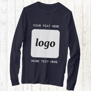 Eenvoudige Logo met SMS Business Promotion T-shirt