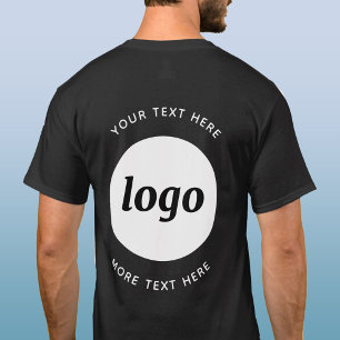 Eenvoudige Logo met T-Shirt voor tekstgebruik