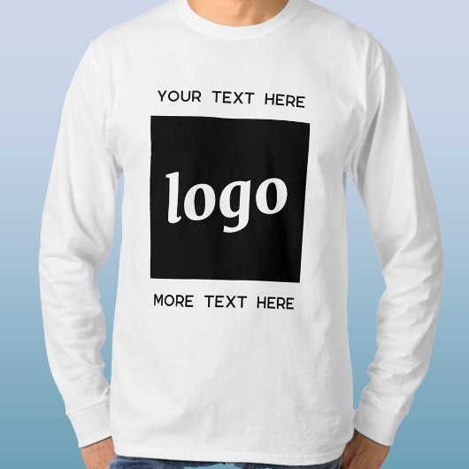 Eenvoudige Logo met T-Shirt voor tekstgebruik
