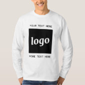 Eenvoudige Logo met T-Shirt voor tekstgebruik (Voorkant)