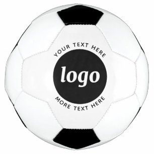 Eenvoudige Logo Met Tekst Zakelijk Voetbal