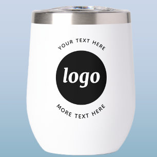 Eenvoudige Logo Met Tekst Zakelijke Promotie