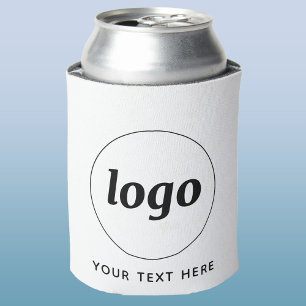 Eenvoudige Logo Met Tekst Zakelijke Promotie Blikjeskoeler