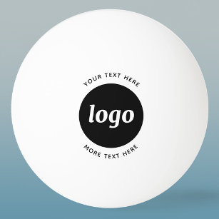 Eenvoudige Logo met tekstverwerkers Pingpongballen