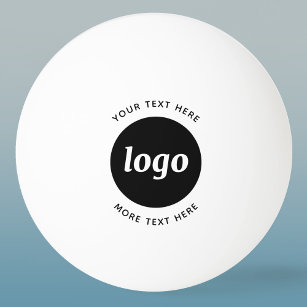 Eenvoudige Logo met tekstverwerkers Pingpongballen